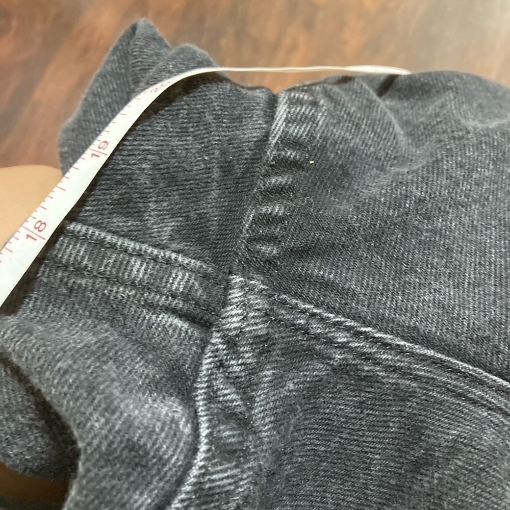 WRANGLER JEANS relaxed denims size 38/32 black Wash GUC Vintage cowboy 90s - Picture 2 of 13